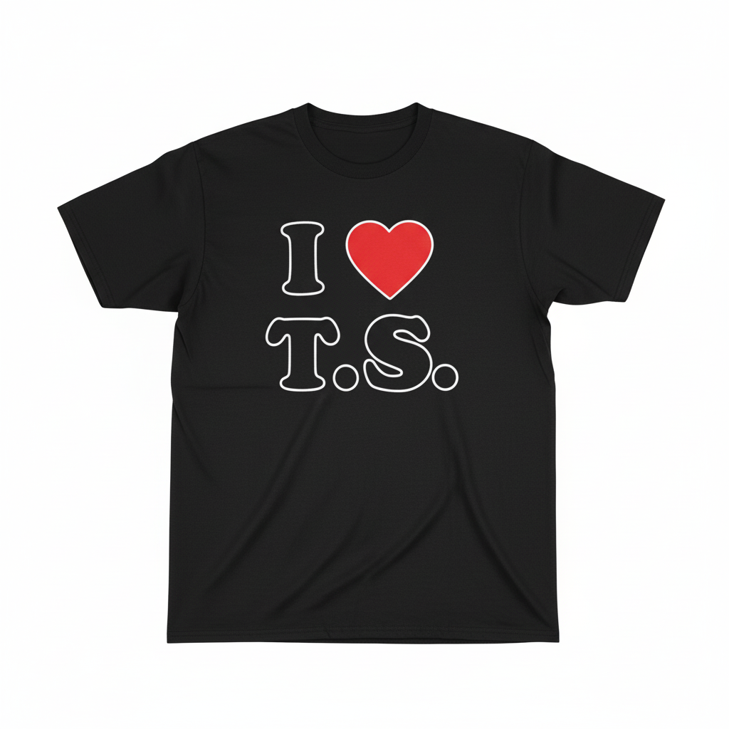 Camiseta "I Love T.S."