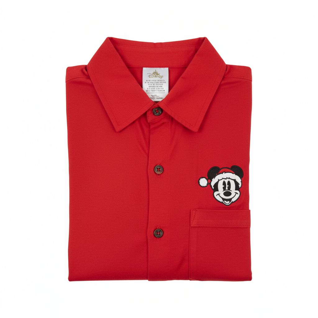 Disney Men's Holiday Mickey Mouse Pajama Shirt