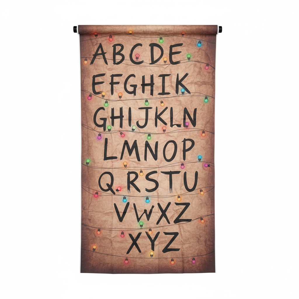 Alphabet Wall Hanging with Lights