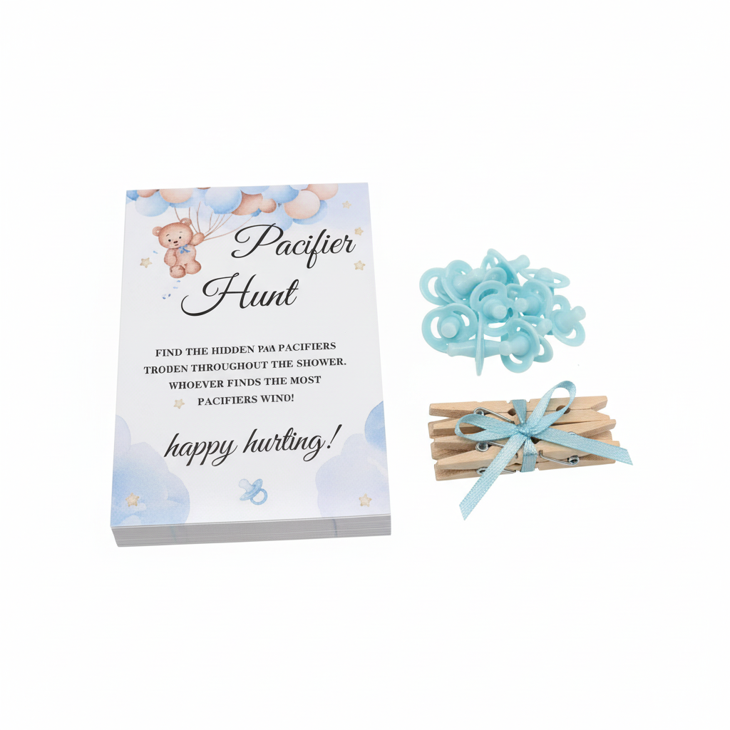 Baby Shower Pacifier Hunt Game Kit