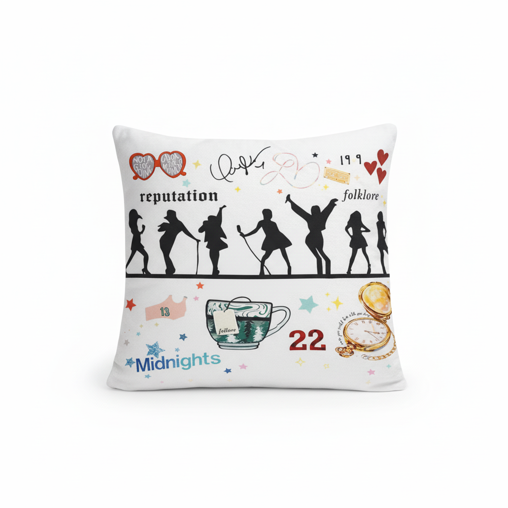 Almohada "Eras Tour" de Taylor Swift: ¡El Regalo Perfecto!