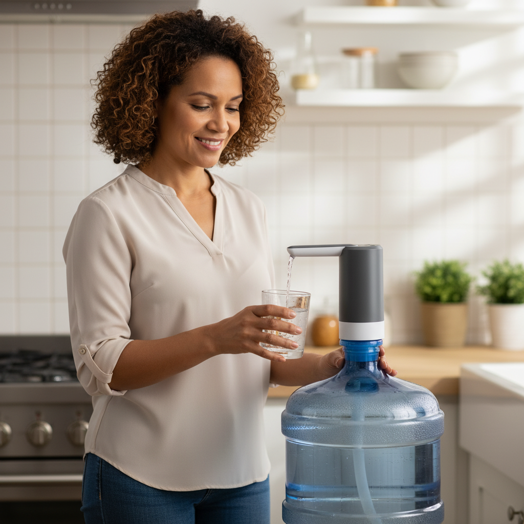 ¡Agua al Instante! Bomba Eléctrica Recargable USB