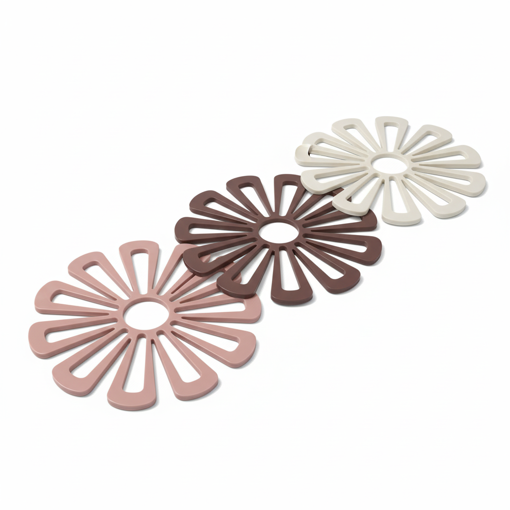 Set de Posavasos Diseño Flor