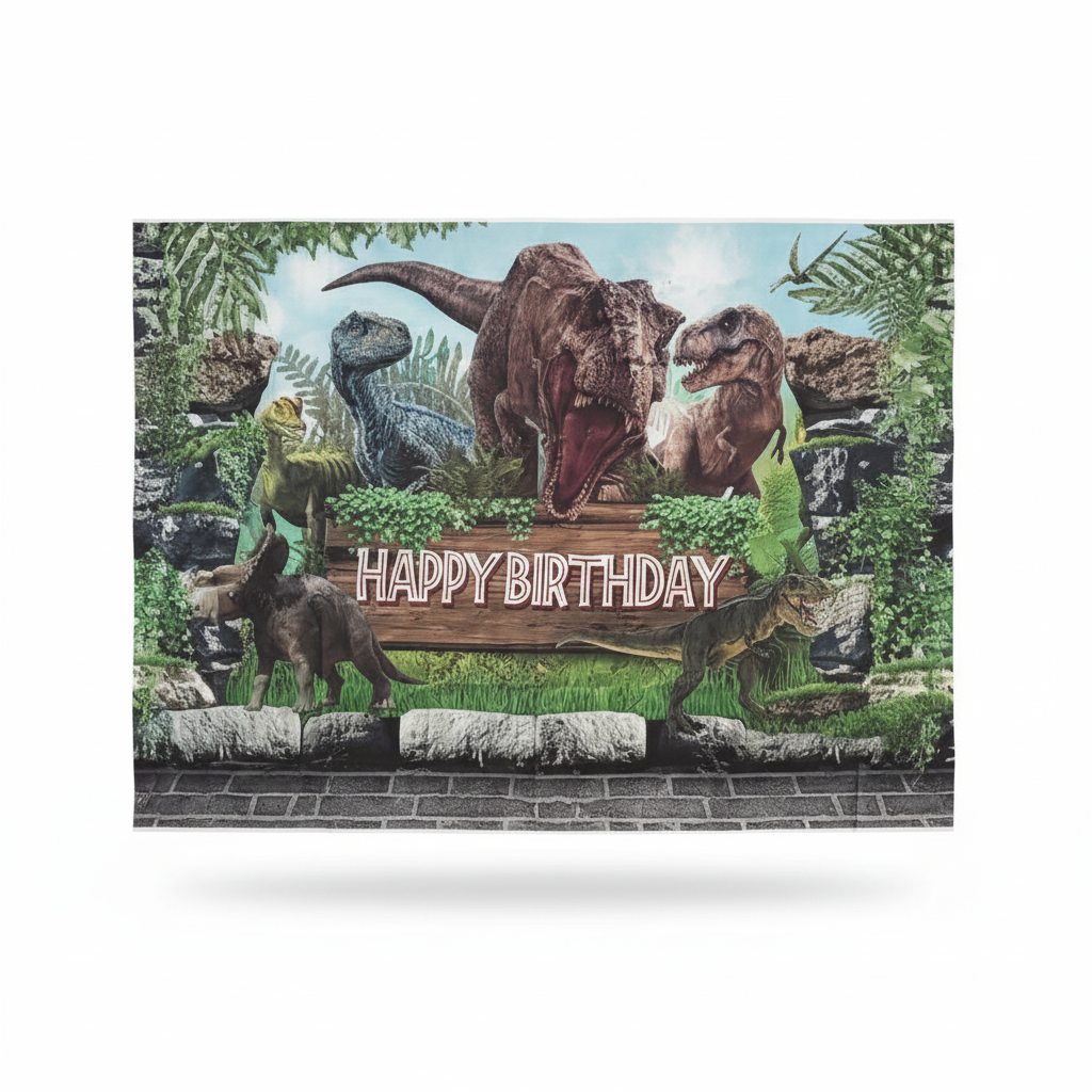 Telón Jurassic World: ¡Feliz Cumpleaños Jurásico!