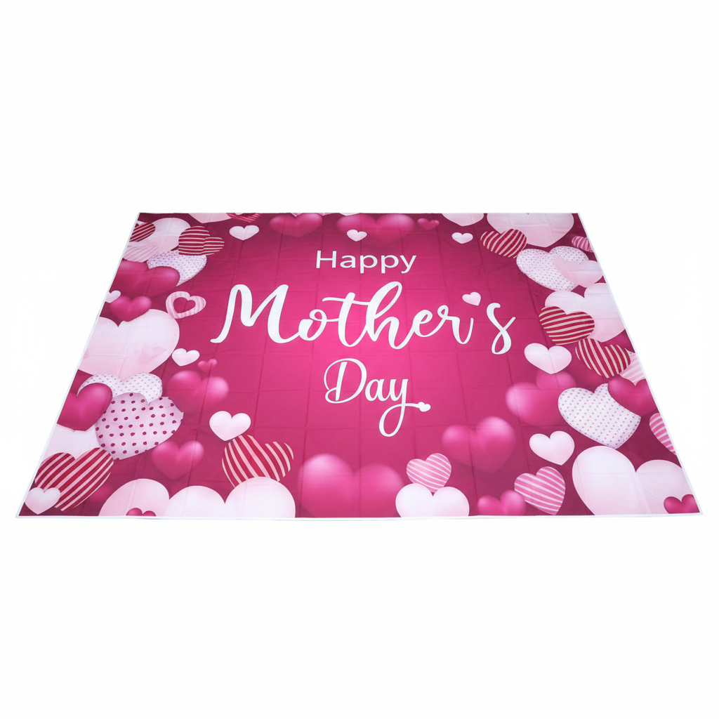 Banner Feliz Día de las Madres 10x8 Vinyl