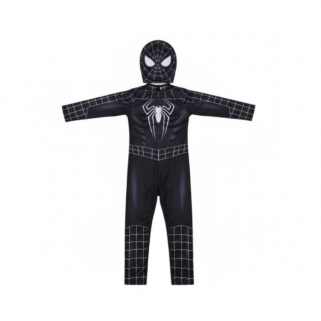 ¡El Niño Araña Negro! Disfraz para Pequeños Héroes