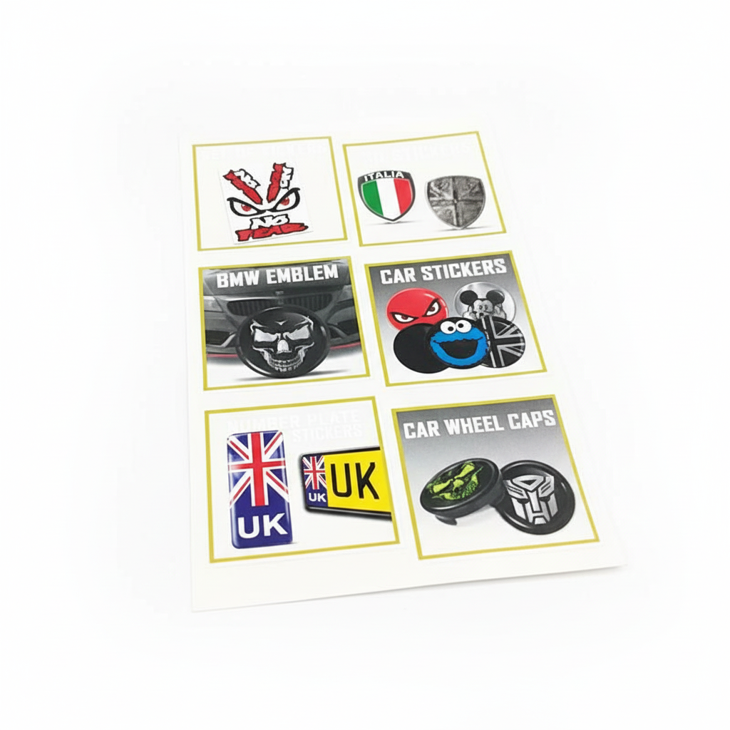 Dale Estilo a Tu Nave con Stickers Variados