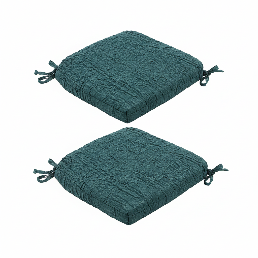 Set de 2 Cojines Cuadrados para Sillas 43x42x 2 pc